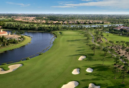 Pelican Marsh Florida golf course aerial view